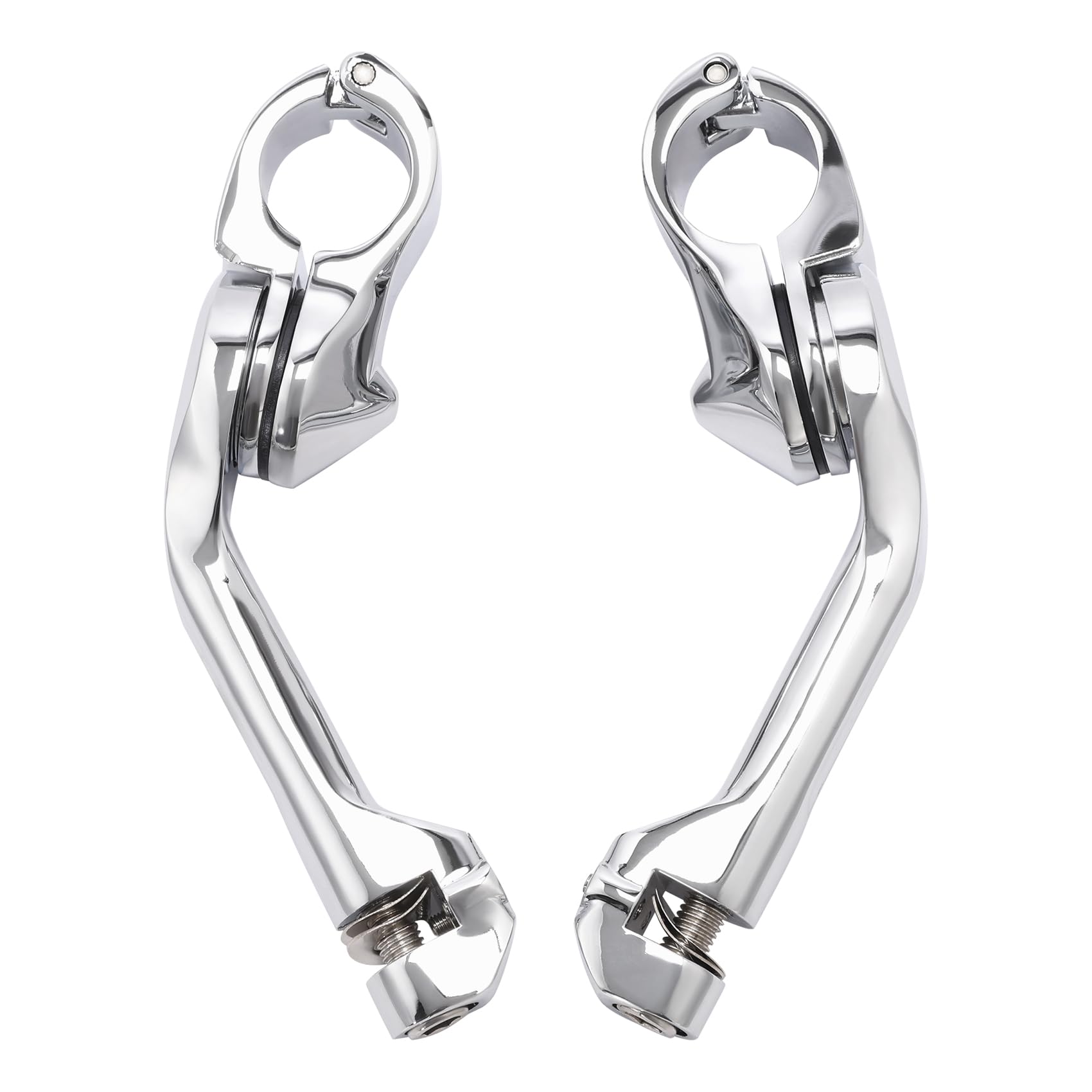 TCMT 32mm 1 1/4" Highway Engine Guard Bar Highway Footpegs Mount Kit Fits For Harley Touring Road Electra Street Glide Road King Dyna Sportster