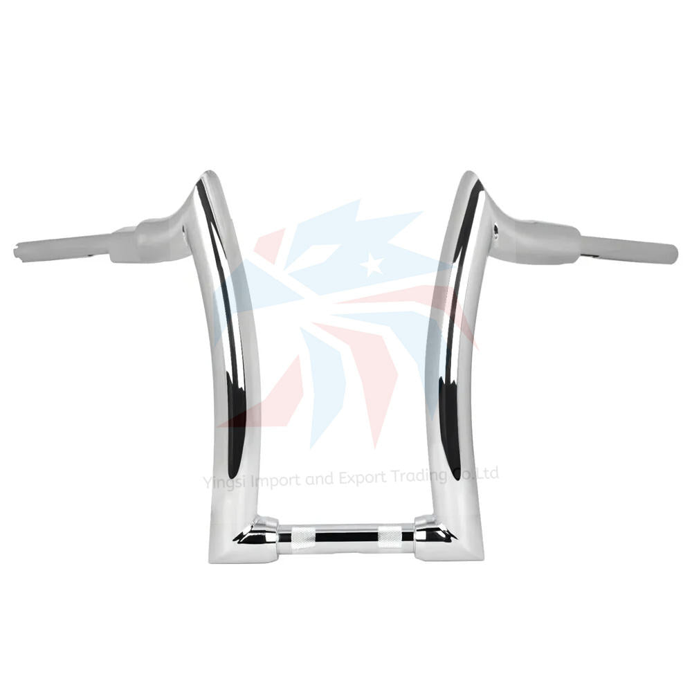 14'' 16'' Rise 2" Ape Hanger Handlebar Aluminum Fits for Softail Fat Boy Harley Handlebar Thickened ram Horn Modification