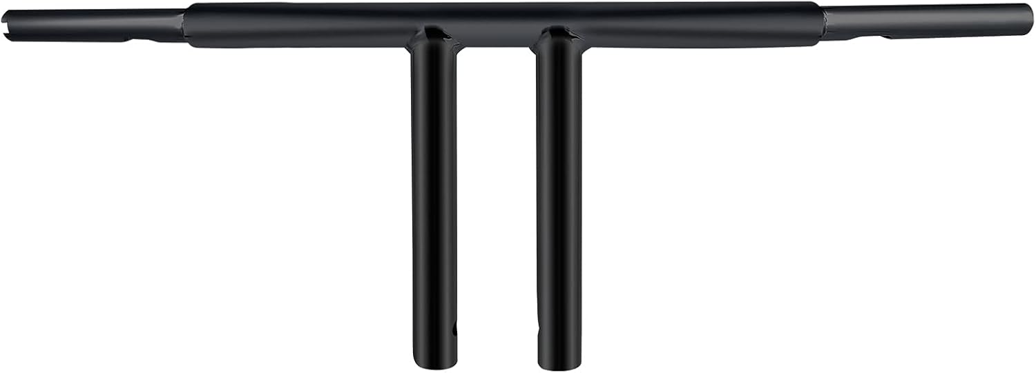 TCMT 10" Rise T-Bars Handlebar Drag Fits For Harley Softail Slim Heritage Fat Boy Deluxe Deuce Sportster XL 883 1200 Dyna Super Glide Wide Glide Low Rider Fat Bob Custom Application