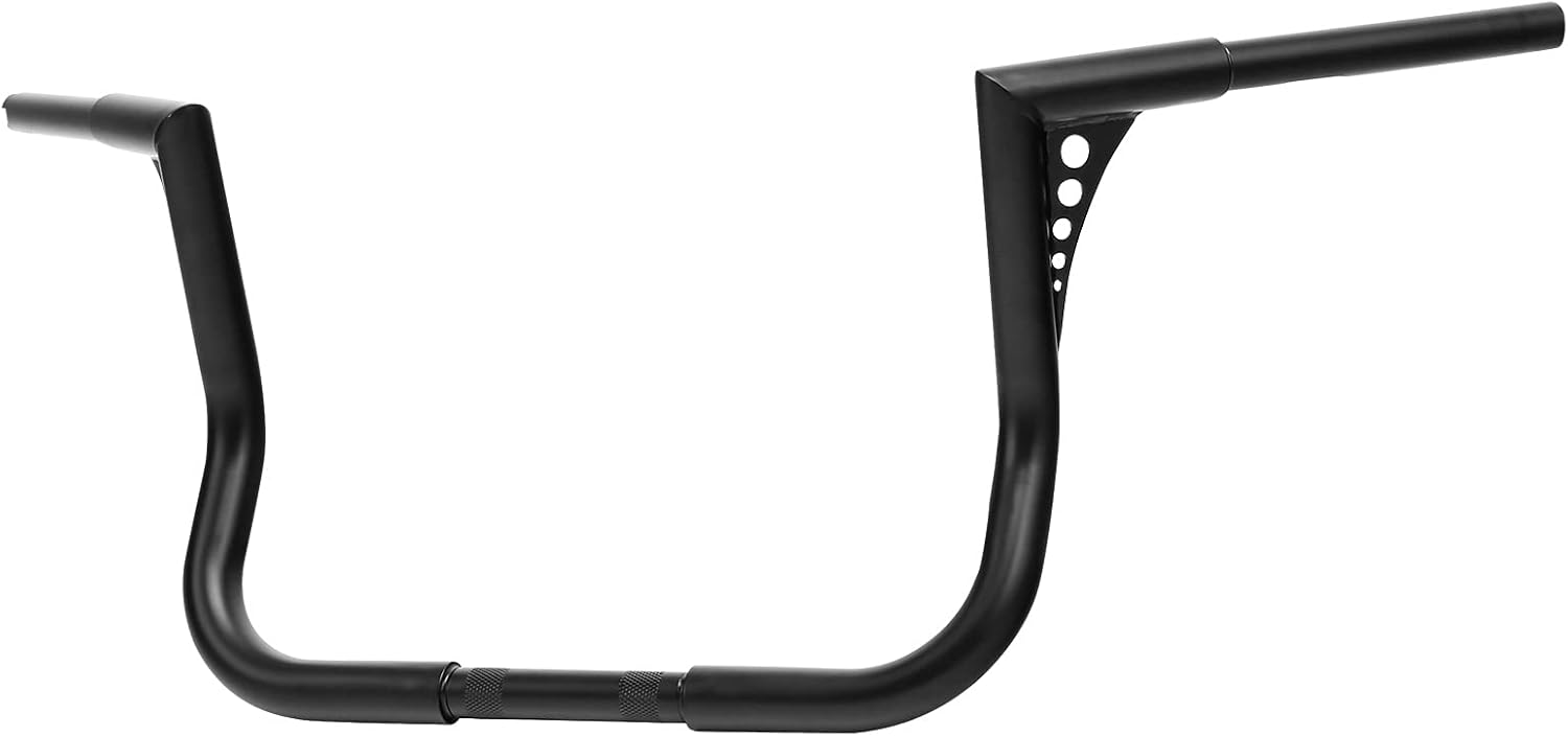 TCMT 12" Rise Ape Hangers Bars 1-1/4" Handlebars Fits For Harley Touring CVO Street Glide Tri Glide Electra Glide Dressers Baggers 1982-2023