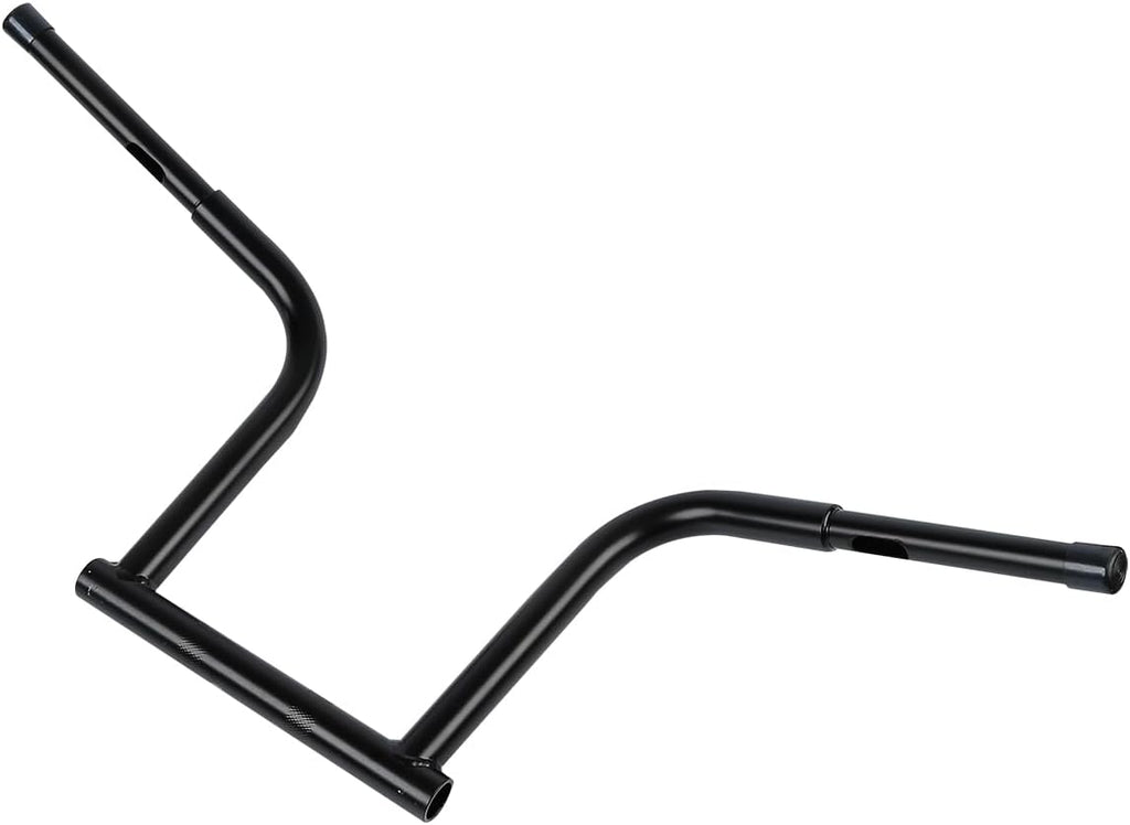 TCMT 12" Rise Handlebar Black Fits For Harley Dyna Fat Bob 2008-2017 Low Rider 2016-2019 Switchback 2012-2016 Wide Glide 2010-2017 Street Bob 2007-2017