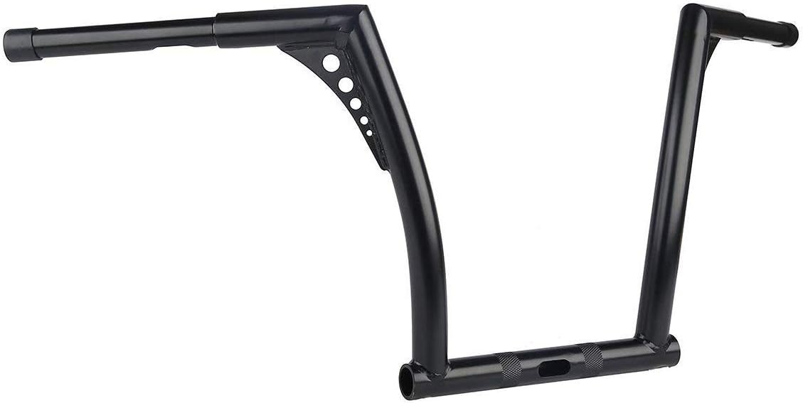 TCMT 14" Rise Ape Hanger Handlebar Fits For Harley Dyna Fat Bob 2008-2017 Low Rider 2016-2019 Switchback 2012-2016 Wide Glide 2010-2017 Street Bob 2007-2017
