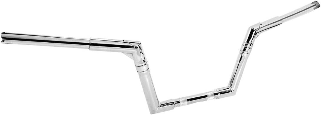 TCMT 8" Rise 1-1/4" Chrome Ape Handlebar Fits For Harley Softail Slim Heritage Fat Boy Deluxe Deuce Sportster XL 883 1200 Dyna Super Glide Wide Glide Low Rider Fat Bob Custom Application