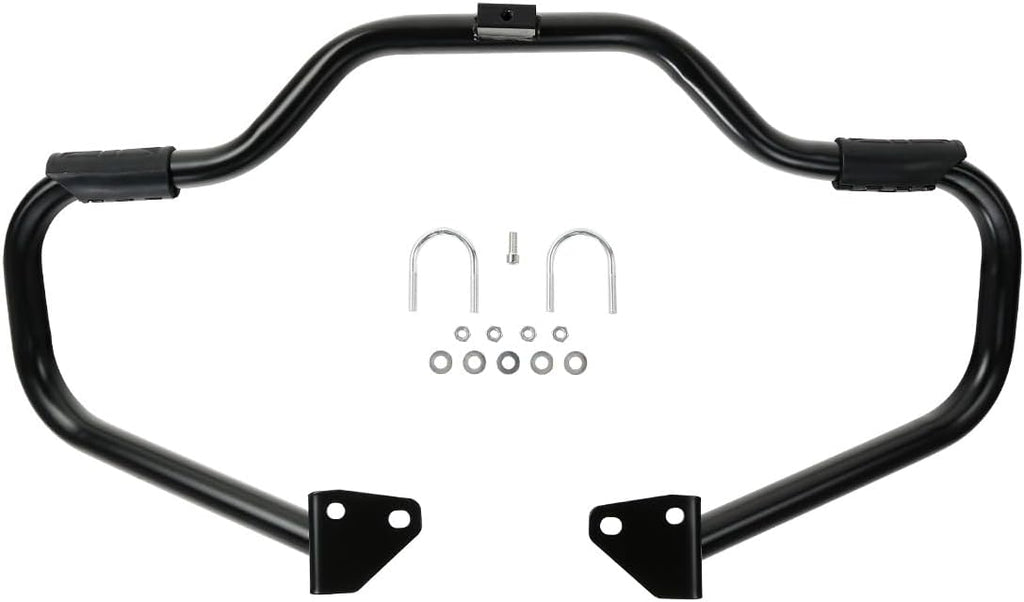 TCMT 1 1/4" Mustache Engine Guard Crash Bars Fits For Harley Dyna FXDB FXDF FXDL FXDWG FXDC Low Rider Street Bob Fat Bob Super Glide 2006-2017 Switchback FLD 2012-2016