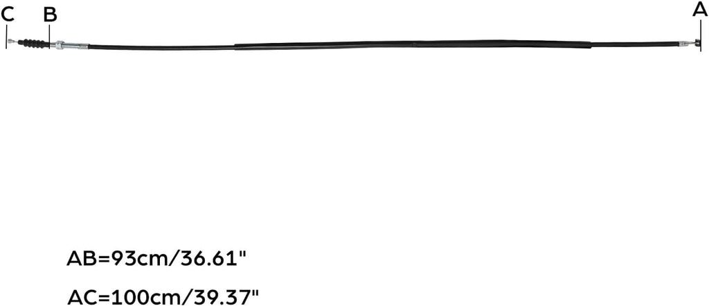 TCMT Black Clutch Cable Fit For Honda CBR600RR CBR 600RR 2007-2023 2022 2021 2020 Replace for 22870-MFJ-D00/22870-MFJ-A40