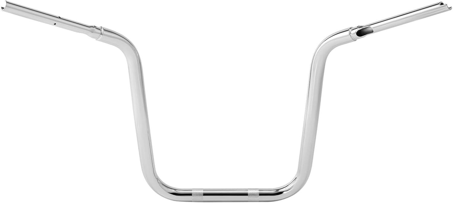 TCMT 12'' Rise 1.25" Ape Hanger Handlebar Fit For Indian 2015-2017 Roadmaster 2014-2017 Chieftain Chrome
