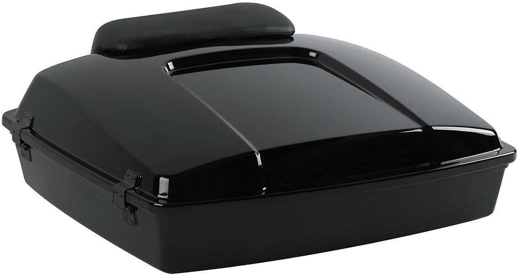 TCMT 5.5" Razor Motorcycle Trunk Backrest Pad Mount Rack Front Docking Hardware Fit For Harley Touring 1997-2008 Touring Road King Electra Glide Road Glide Pack