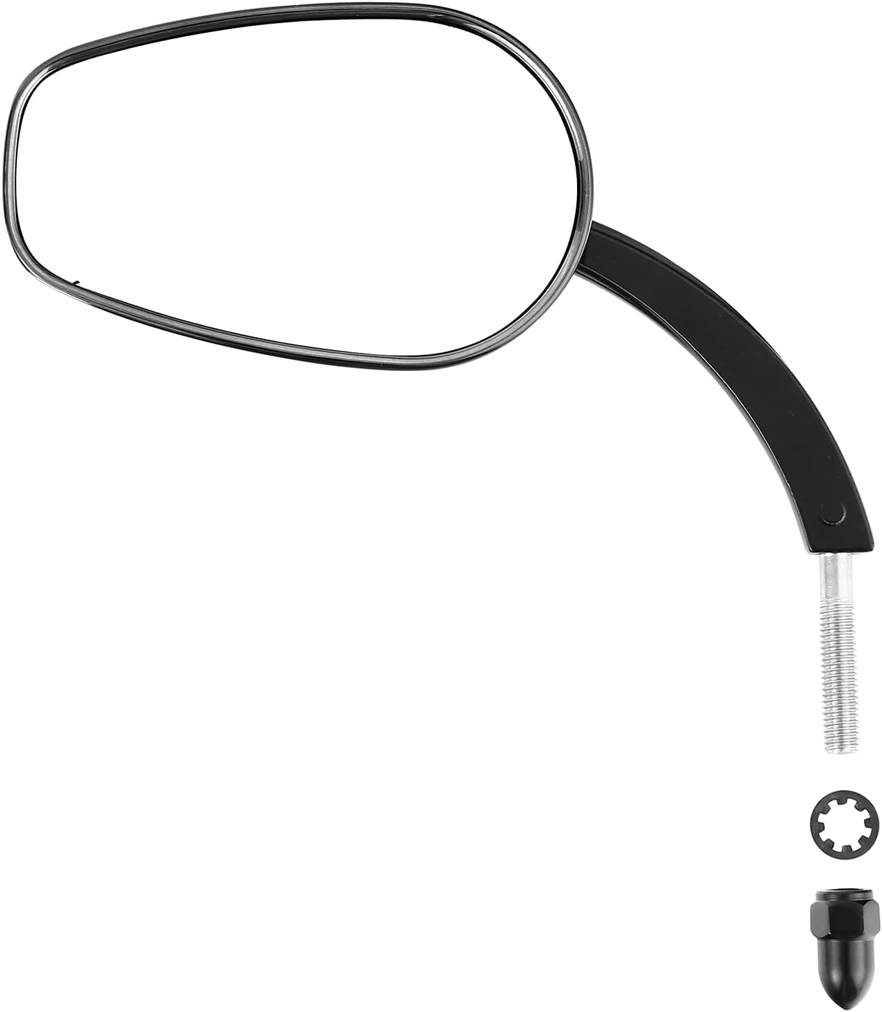 TCMT 8mm Threaded Rearview Side Mirrors Fit For Harley Dyna Switchback Street Bob Fat Bob Low Rider Wide Glide Softail Slim Fat Boy Sportster 1200 48 72 XG500 XG750 Touring Road King Road Street Glide