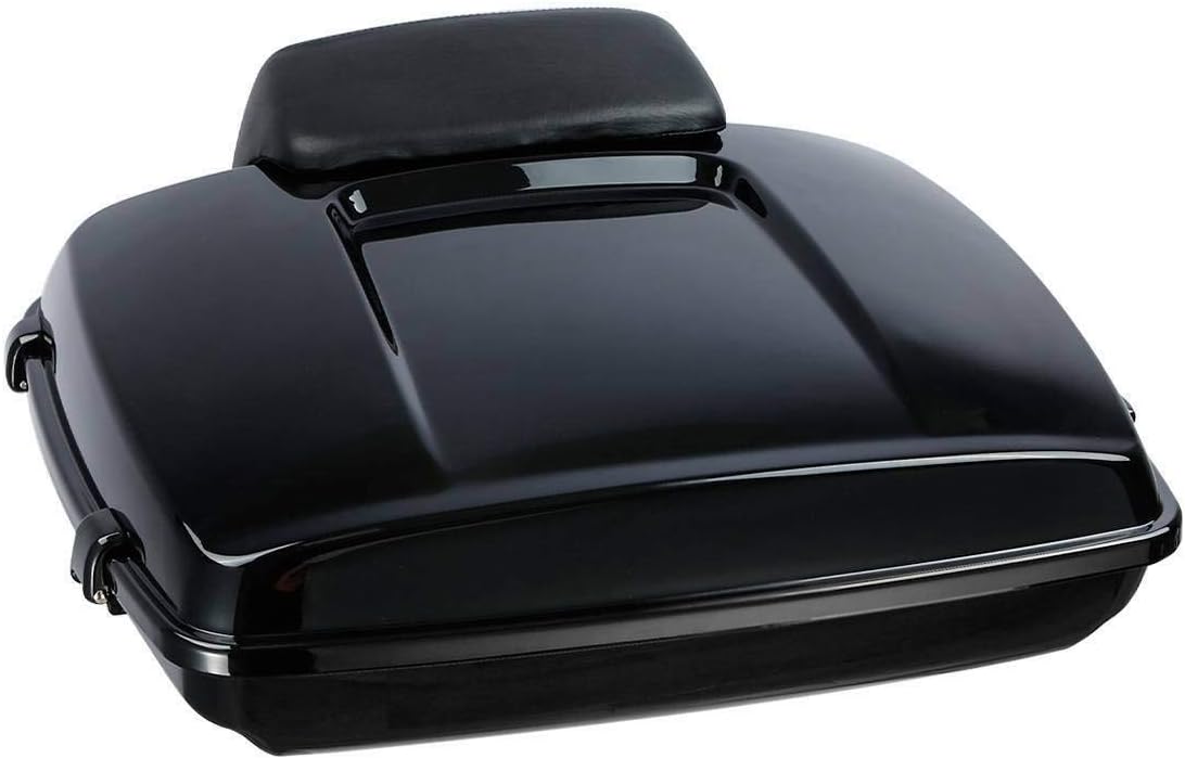 TCMT 5.5" Razor Motorcycle Trunk Box Backrest Two Up Mount Rack Base Plate Fit For Harley Touring 2014-2025 CVO Road King Road Glide Street Glide Electra Glide Pack