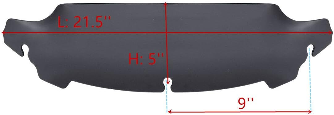 TCMT 5'' Windscreen Windshields Fit for Harley Touring 2014-2025 Electra Glide Street Glide Special Ultra Limited Tri Glide Models