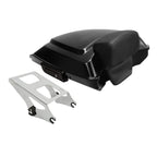 TCMT 5.5" Razor Motorcycle Trunk Box Backrest Pad Mounting Rack Fit For Harley 2014-2025 Touring Road King Street Road Electra Glide Pack