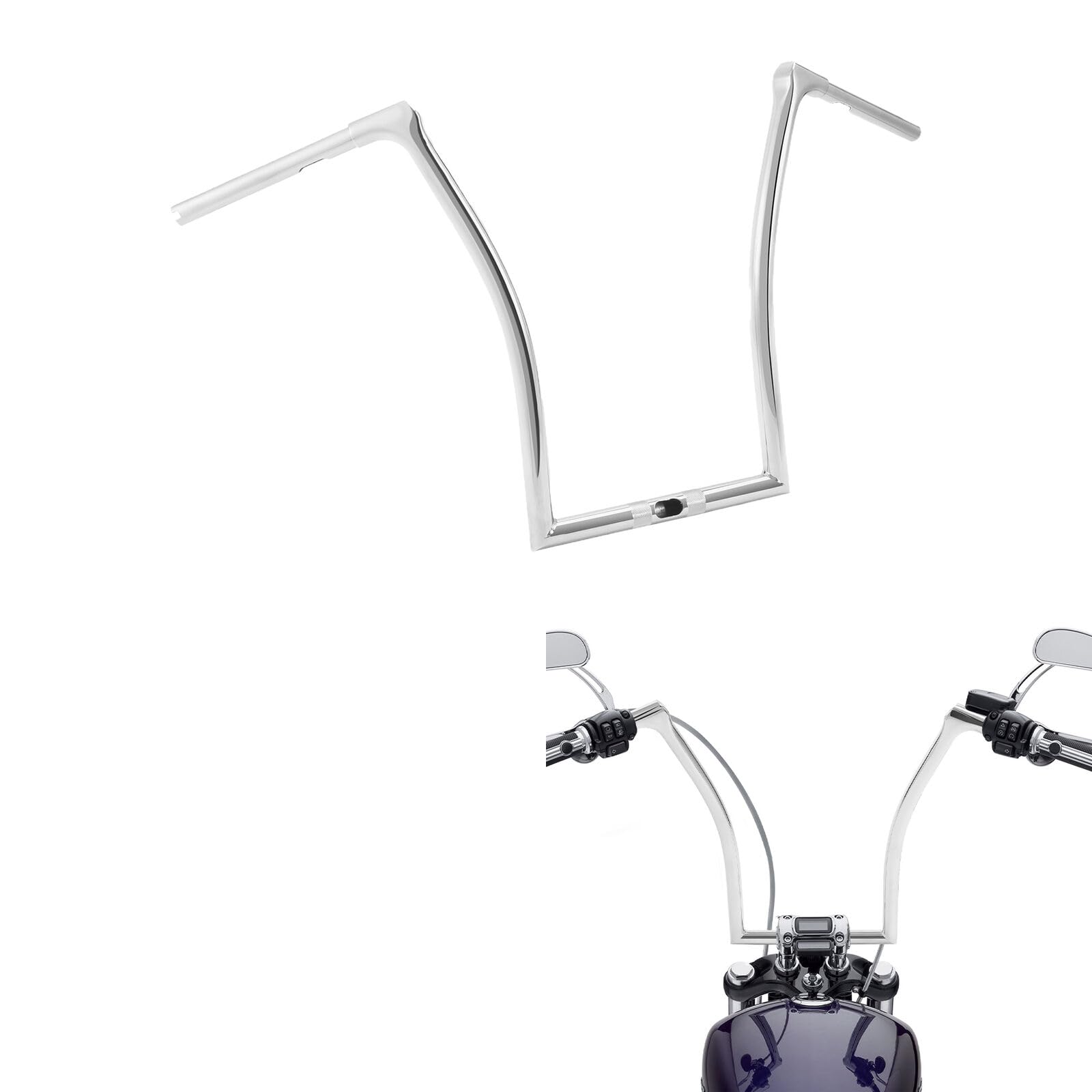 TCMT 14.5'' Rise 1-1/4" Ape Hanger Bar Handlebar Fit For Harley Road Glide Special 2015-2023 Road Glide ST 2022-2023 Ultra 2016-2019 Limited 2020-2023 CVO Road Glide Ultra 2015-2016