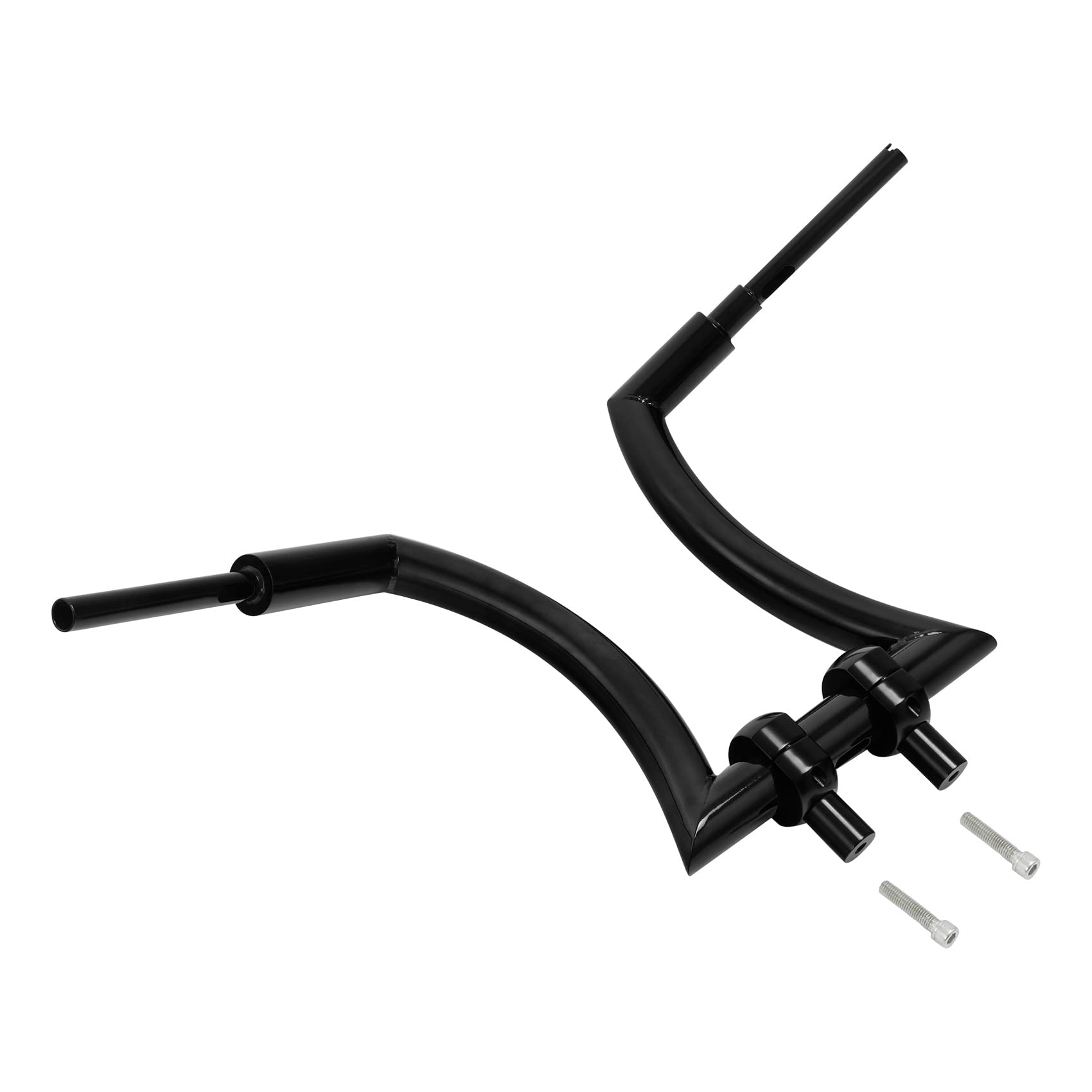 TCMT 14" Rise Ape Hanger Handlebar 2" Risers Handlebars Mount Clamp Fit For Harley Sportster XL883 XL1200 Softail Heritage Springer
