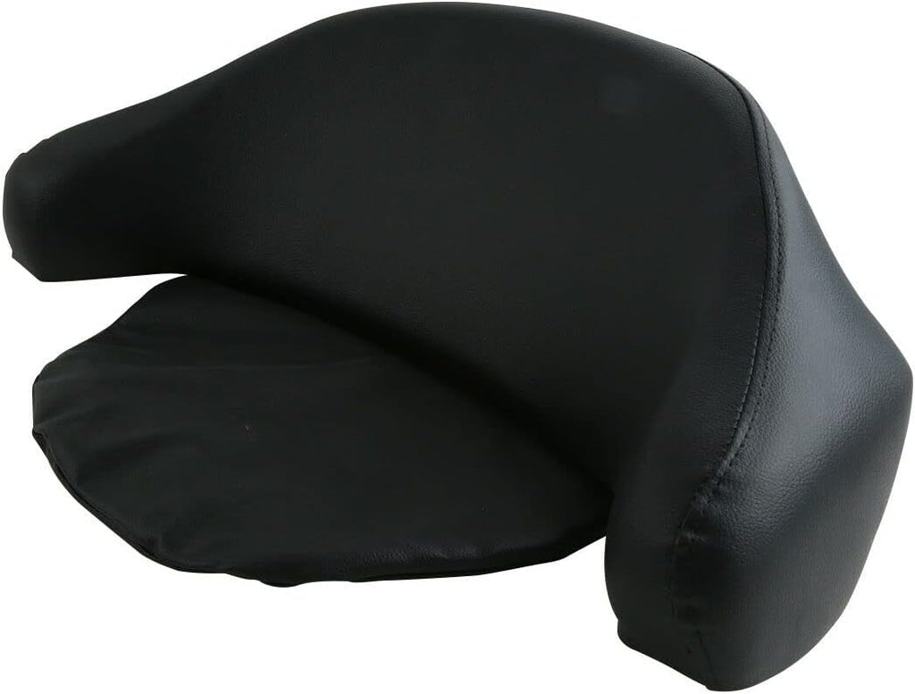 TCMT 10.7" Black Latches Chopped Motorcycle Trunk Box Backrest Pad Mount Rack Fit For Harley Touring 1997-2008 Road King Road Street Electra Glide Pack