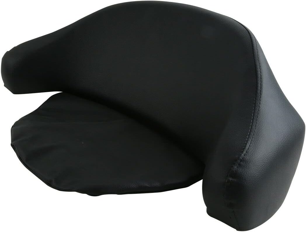 TCMT 10.7" Black Latches Chopped Motorcycle Trunk Box Backrest Pad Mount Rack Fit For Harley Touring 1997-2008 Road King Road Street Electra Glide Pack