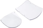 TCMT ABS Windshield Quarter Fairing Kit Fits For Sportster XL 88-16 Dyna 95-05 FXR 86-94 (Clear)