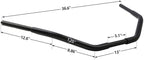 TCMT 3.5" Rise Fat Beach HandleBar Fit For Harley Road King FLHR Deuce FXSTD Custom FXSTC Slim FLS Sportster XL 883 1200