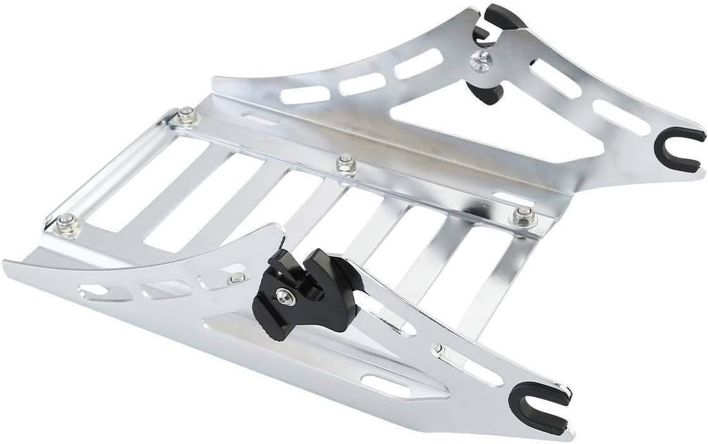 TCMT 13.7" King Motorcycle Trunk Box Backrest Luggage Rack 2 Up Mount Rack Fit For Harley 2014-2025 Touring CVO Road King Road Glide Street Glide Electra Glide Pack