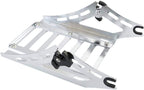 TCMT 13.7" King Motorcycle Trunk Box Backrest Luggage Rack 2 Up Mount Rack Fit For Harley 2014-2025 Touring CVO Road King Road Glide Street Glide Electra Glide Pack