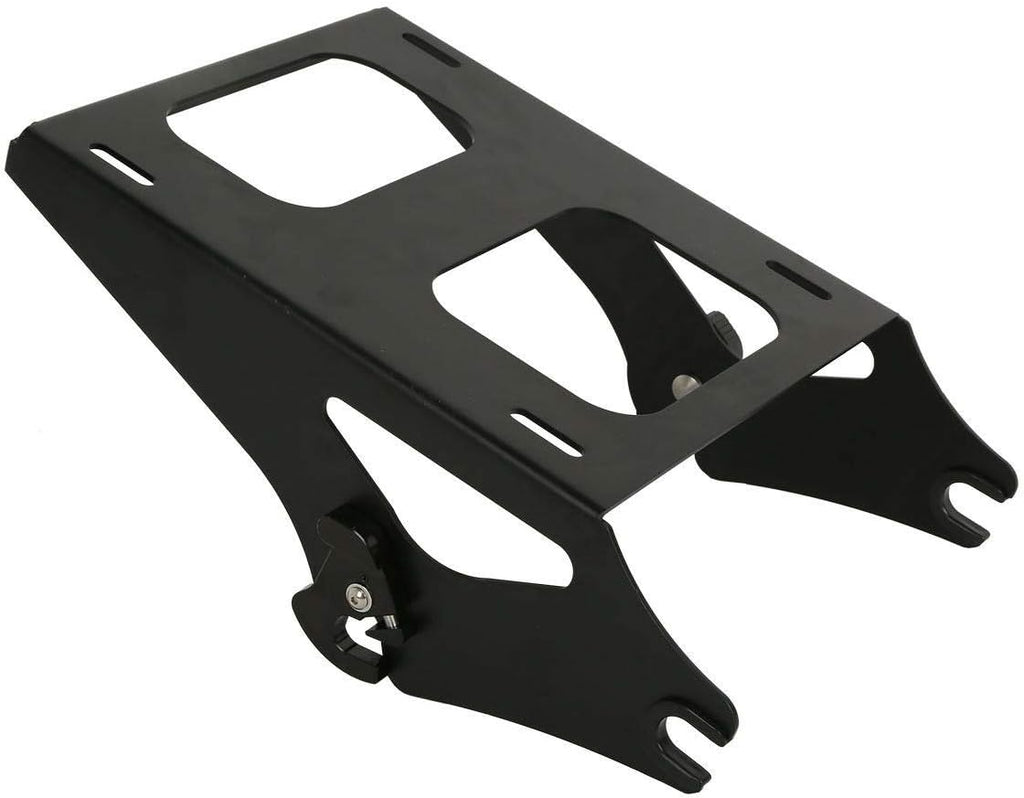 TCMT 13.7" King Motorcycle Trunk Box W/Latches Two up Mounting Rack Fit For Harley 2014-2025 Touring CVO Road King Road Glide Street Glide Electra Glide Pack Trunk