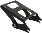TCMT 13.7" King Motorcycle Trunk Box W/Latches Two up Mounting Rack Fit For Harley 2014-2025 Touring CVO Road King Road Glide Street Glide Electra Glide Pack Trunk