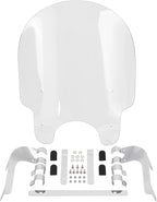 TCMT 39mm Clamps Windscreen Windshield Fits For Harley-Davidson Dyna Low Rider Super Glide Wide Glide Fat Bob Street Bob Sportster Iron 883 XL 883 XL1200 Seventy Two