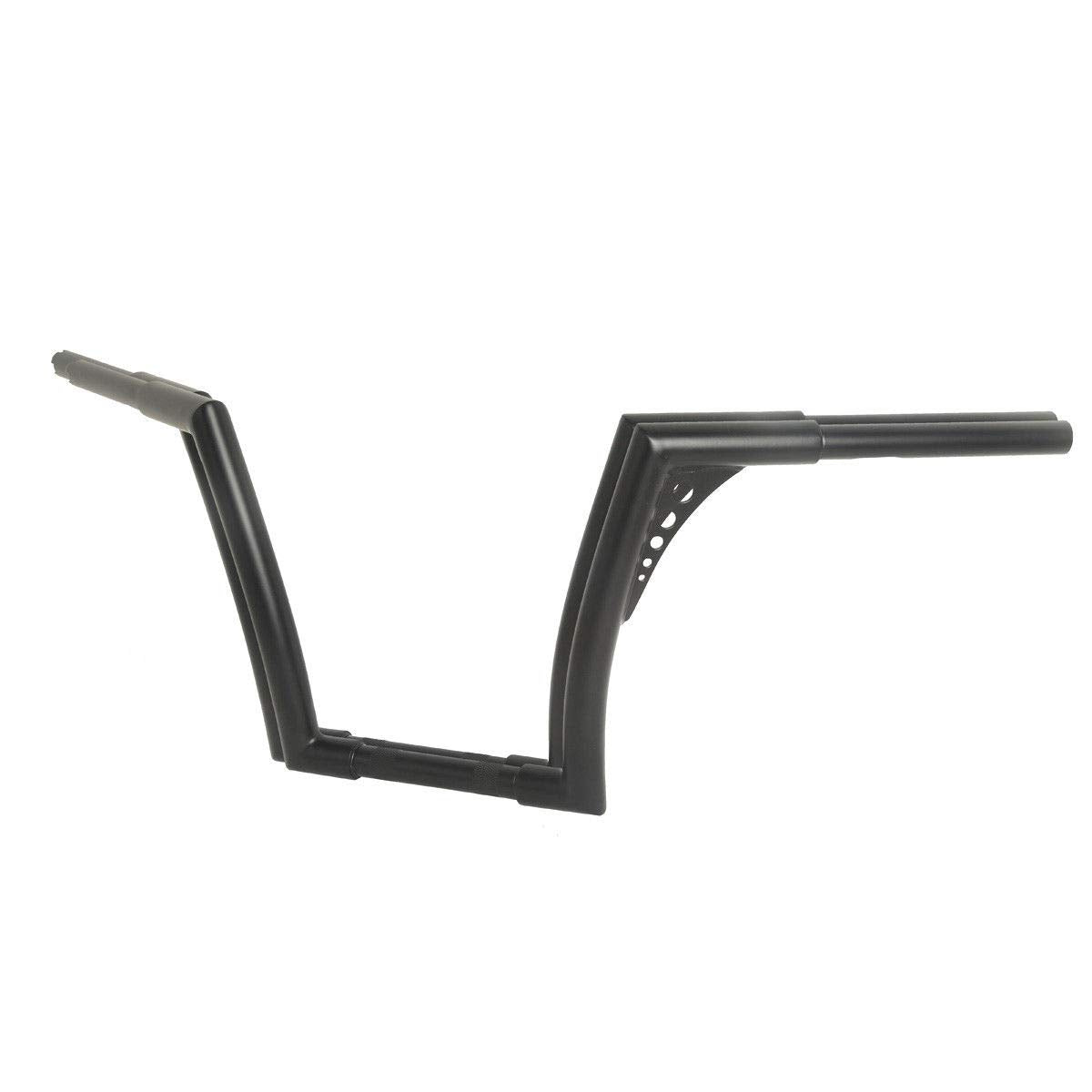 TCMT 16" Fat 1 1/4" Hanger Bar Handlebar Fits for Harley Road King Softail Slim Heritage Fat Boy Deluxe Deuce FLST FXST Sportster XL 883 1200 Dyna Super Glide Wide Glide Low Rider Fat Bob
