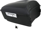TCMT 13.7" King Motorcycle Trunk Box W/Latches Key Fit For Harley 2014-2025 Touring CVO Road King Road Glide Street Glide Electra Glide Pack