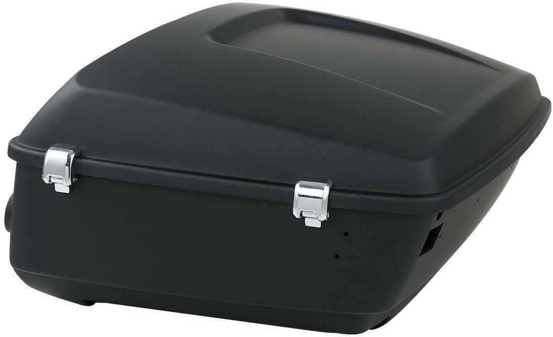 TCMT 13.7" King Motorcycle Trunk Box W/Latches Key Fit For Harley 2014-2025 Touring CVO Road King Road Glide Street Glide Electra Glide Pack