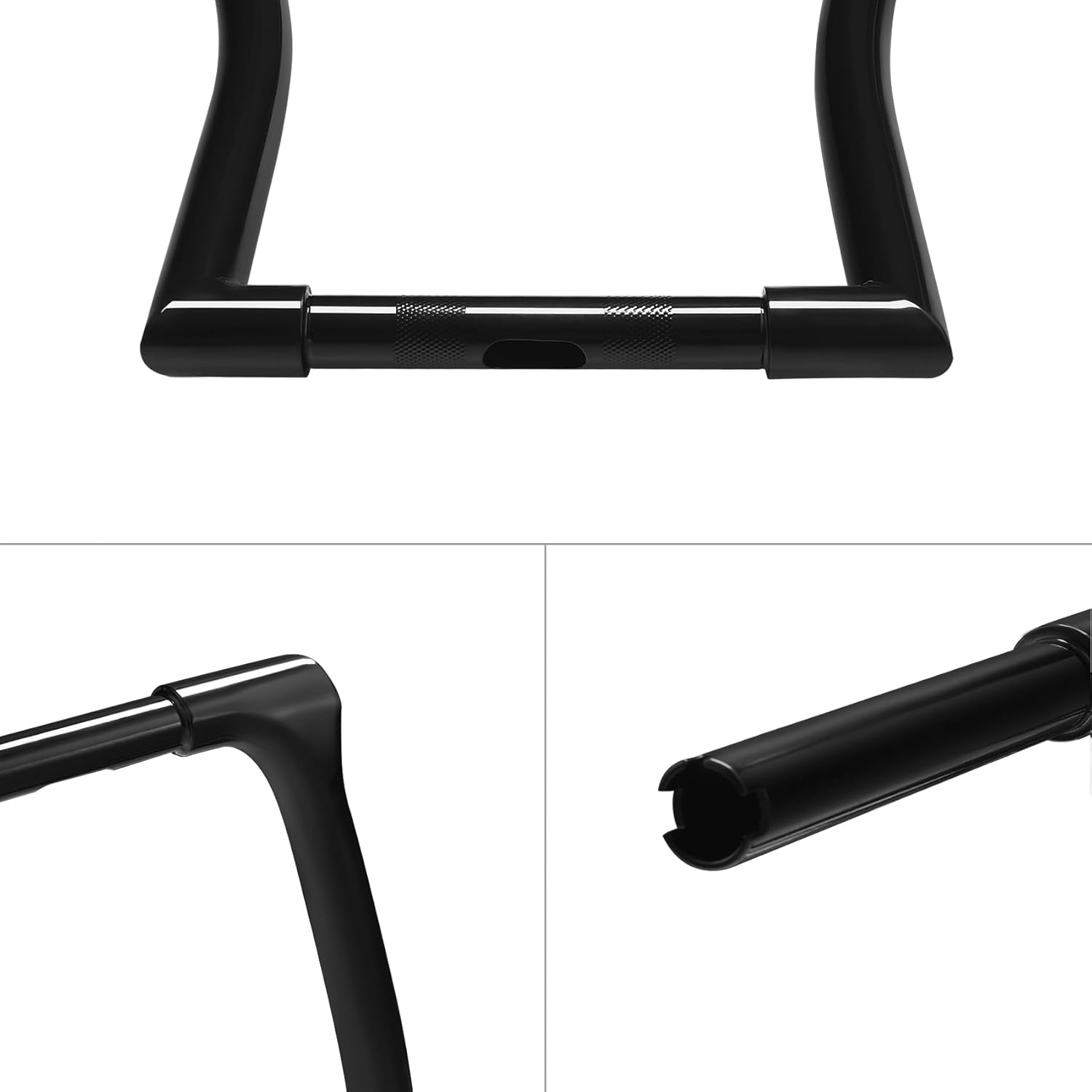 TCMT 1.25" Ape Hangers 15" Rise Handlebar Fit For Harley Softail FXLR FXBB 2018-2024 Breakout Fat Bob 107 18-19 Softail Slim 107 18-21 Softail Standard 107 20-23 Street Bob 114 21-23