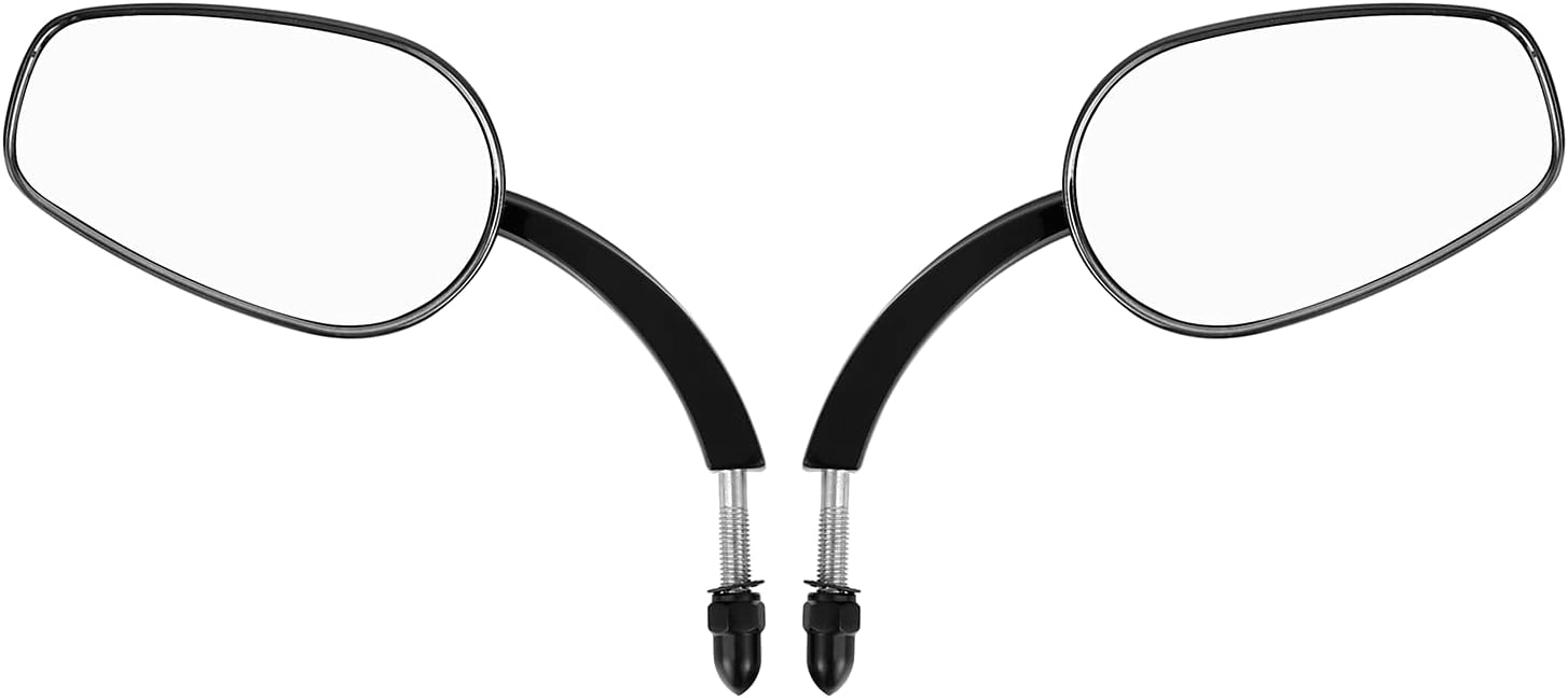 TCMT 8mm Threaded Rearview Side Mirrors Fit For Harley Dyna Switchback Street Bob Fat Bob Low Rider Wide Glide Softail Slim Fat Boy Sportster 1200 48 72 XG500 XG750 Touring Road King Road Street Glide