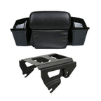TCMT 5.5" Razor Motorcycle Trunk Box Backrest Pad Two Up Mounting Rack Fit For Harley 2009-2013 Touring Road Glide Street Glide Electra Glide Road King Pack