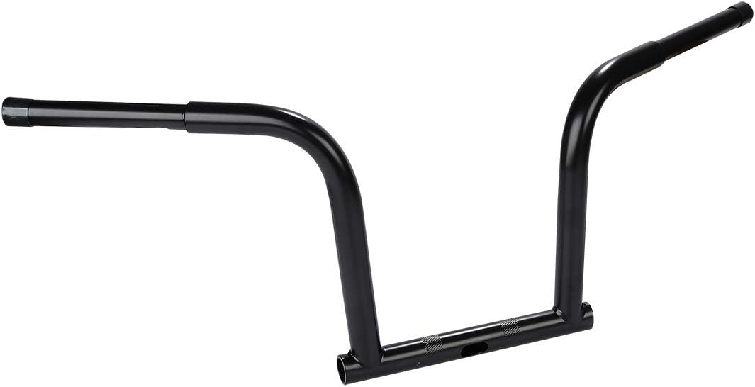 TCMT 12" Rise Handlebar Black Fits For Harley Dyna Fat Bob 2008-2017 Low Rider 2016-2019 Switchback 2012-2016 Wide Glide 2010-2017 Street Bob 2007-2017
