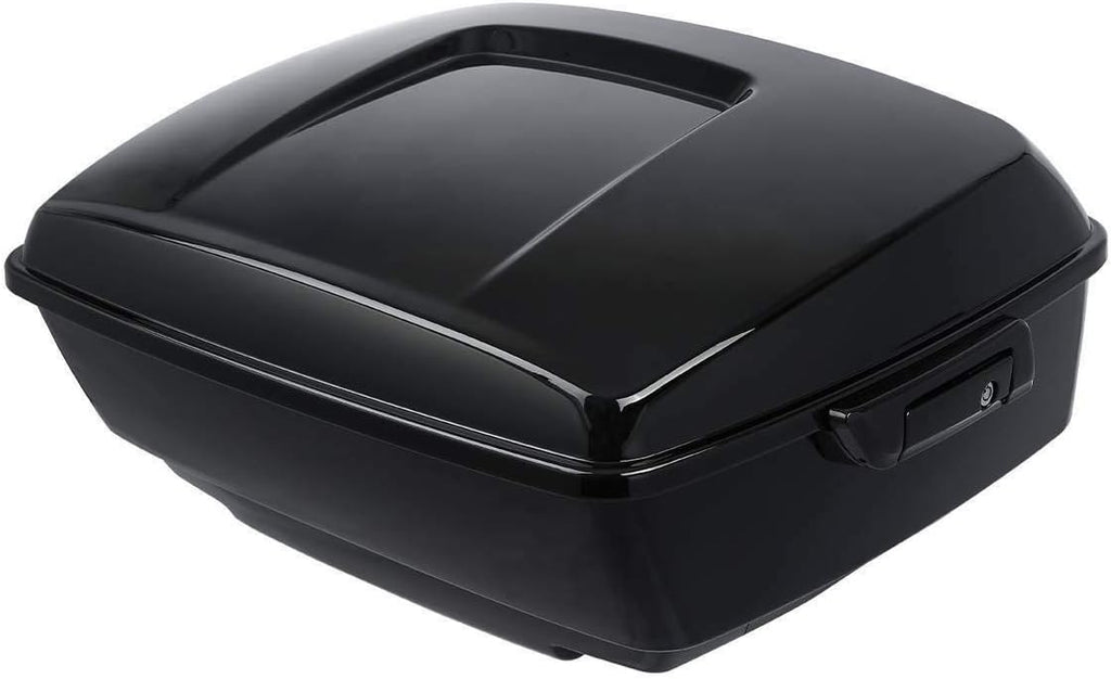 TCMT 13.7" King Motorcycle Trunk Backrest Pad 2 Up Mounting Rack Fit For Harley 2014-2025 Touring CVO Road King Road Glide Street Glide Electra Glide Pack