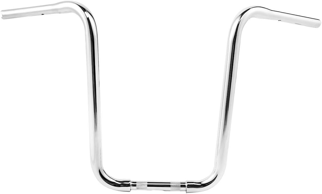 TCMT 17" Rise 1-1/4" Ape Bar Handlebars Fit For Harley Big Twin Sportster XL 1200 883 Softail Dyna Road King Chrome