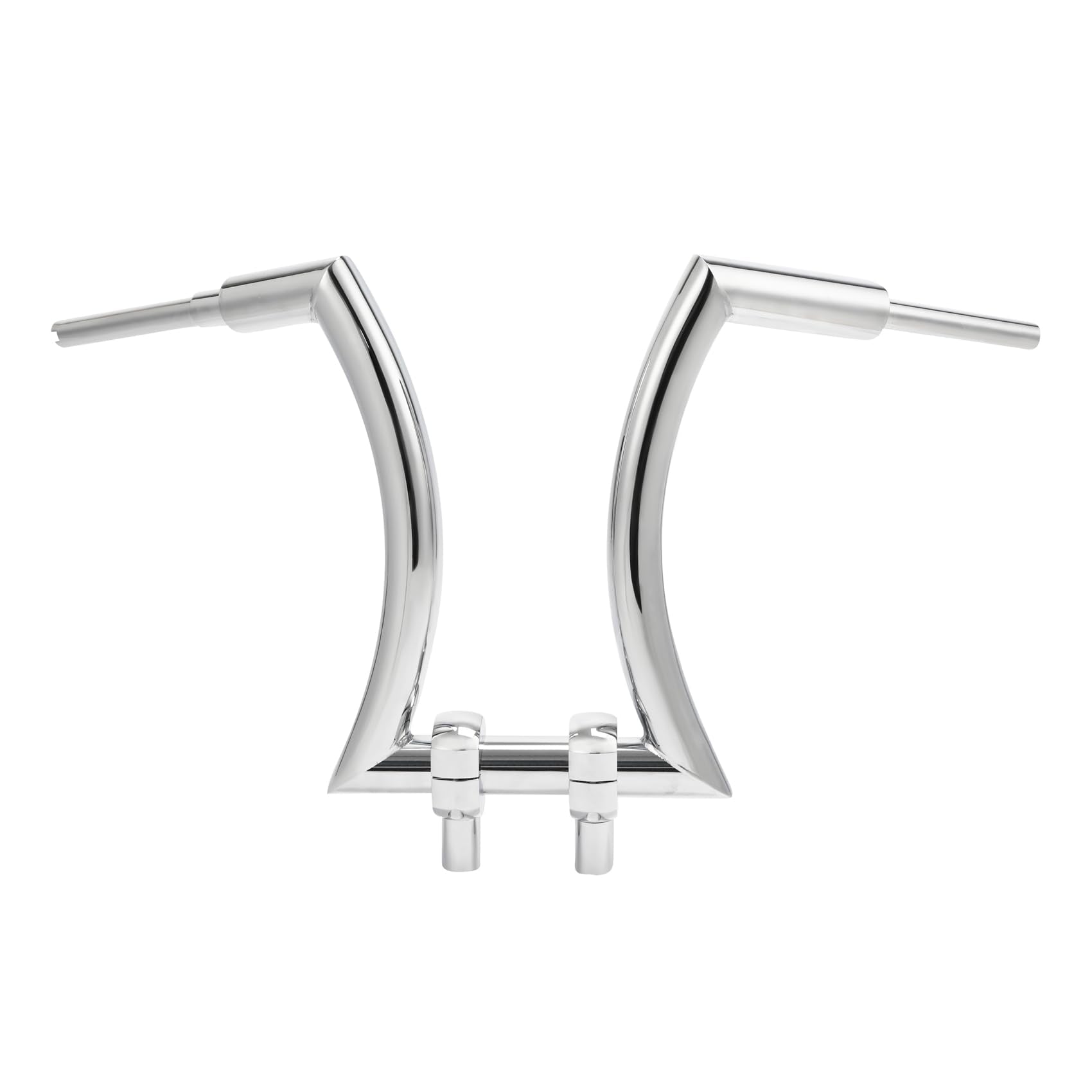 TCMT 14" Rise Ape Hanger Handlebar 2" Risers Handlebars Mount Clamp Fit For Harley Sportster XL883 XL1200 Softail Heritage Springer
