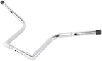 TCMT 12" Rise Ape Hanger Bar, 1-1/4" Fat Handlebar, Fits Harley FLST FXST Sportster XL, Chrome Steel, 34.5" Wide
