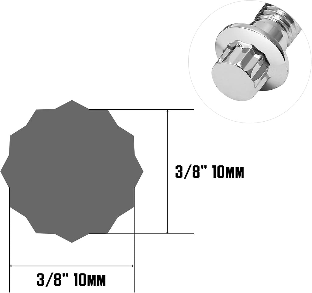 TCMT 10mm M10x1.5 Metric Front Brake Caliper Bolts Kit Fit For Harley All Models Touring Road King Road Street Electra Glide Sportster 883 1200XL 48 72 Dyna Fatboy Softail V-ROD