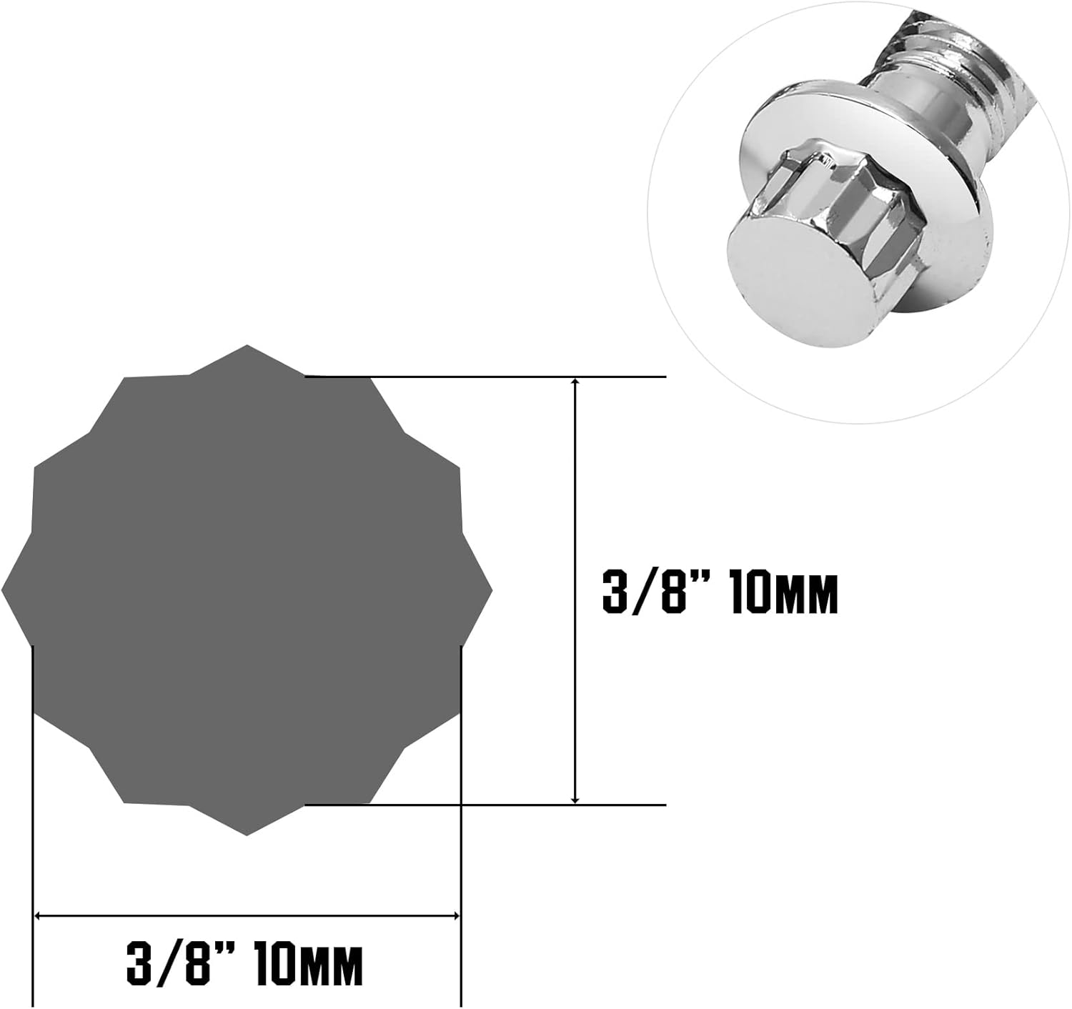 TCMT 10mm M10x1.5 Metric Front Brake Caliper Bolts Kit Fit For Harley All Models Touring Road King Road Street Electra Glide Sportster 883 1200XL 48 72 Dyna Fatboy Softail V-ROD