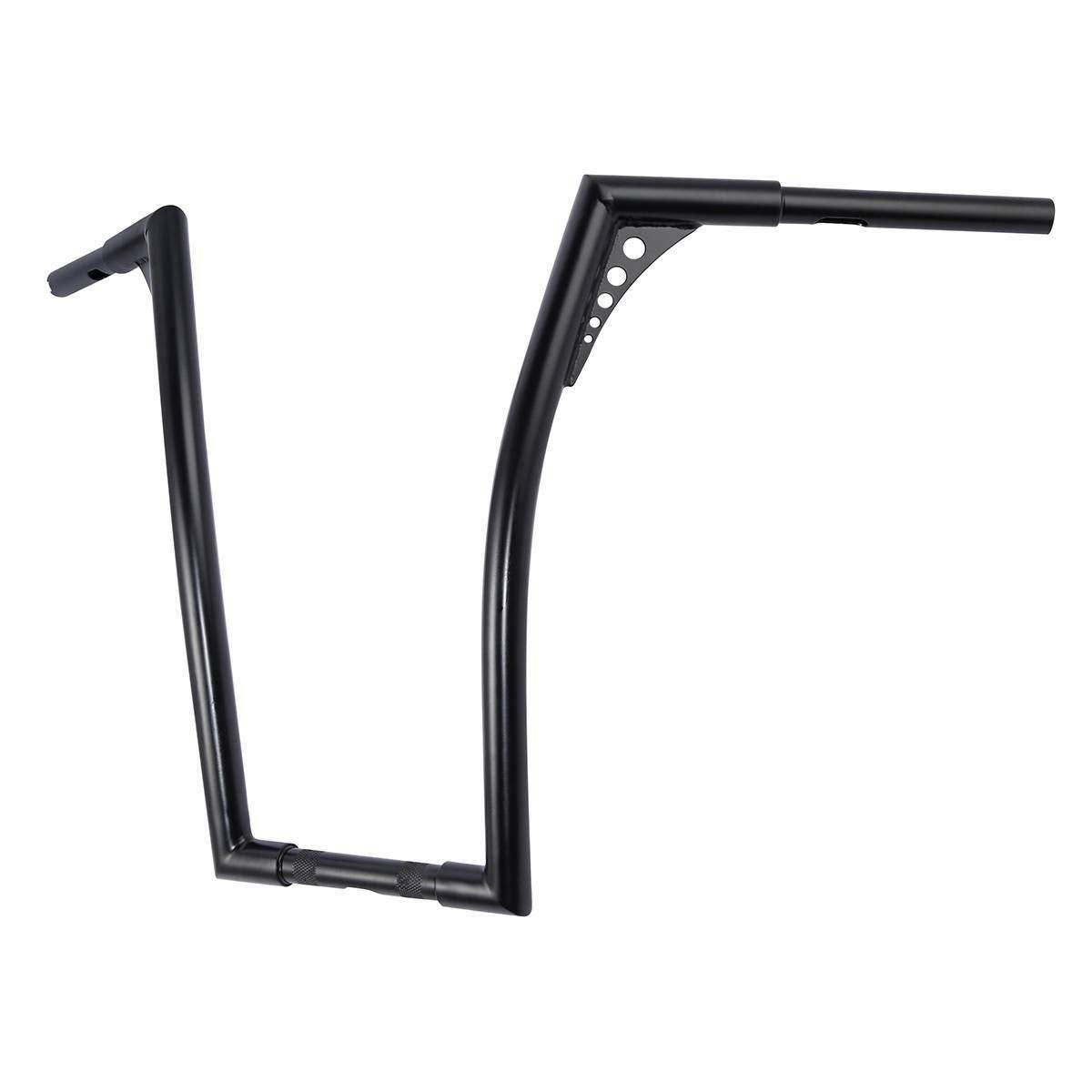 TCMT 16" Fat 1 1/4" Hanger Bar Handlebar Fits for Harley Road King Softail Slim Heritage Fat Boy Deluxe Deuce FLST FXST Sportster XL 883 1200 Dyna Super Glide Wide Glide Low Rider Fat Bob