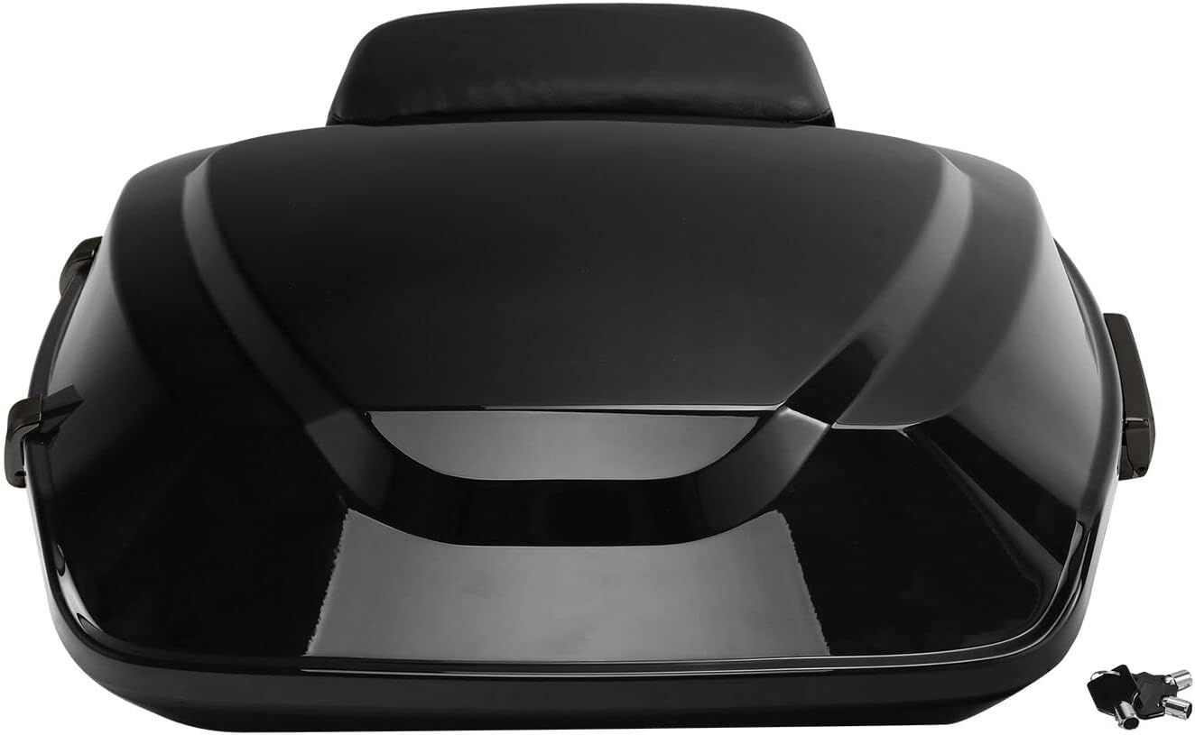 TCMT 5.5" Razor Motorcycle Trunk Box Backrest Pad Mounting Rack Fit For Harley 2014-2025 Touring Road King Street Road Electra Glide Pack