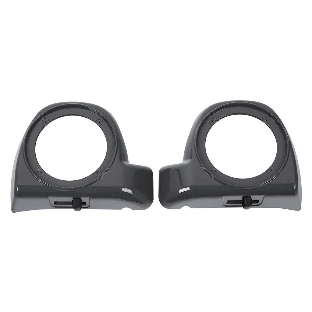 TCMT 6.5" Speaker Pods Boxes Lower Vented Fairing Fits For Harley Touring 2014-2024 CVO Street Glide Road Glide Electra Glide Road King