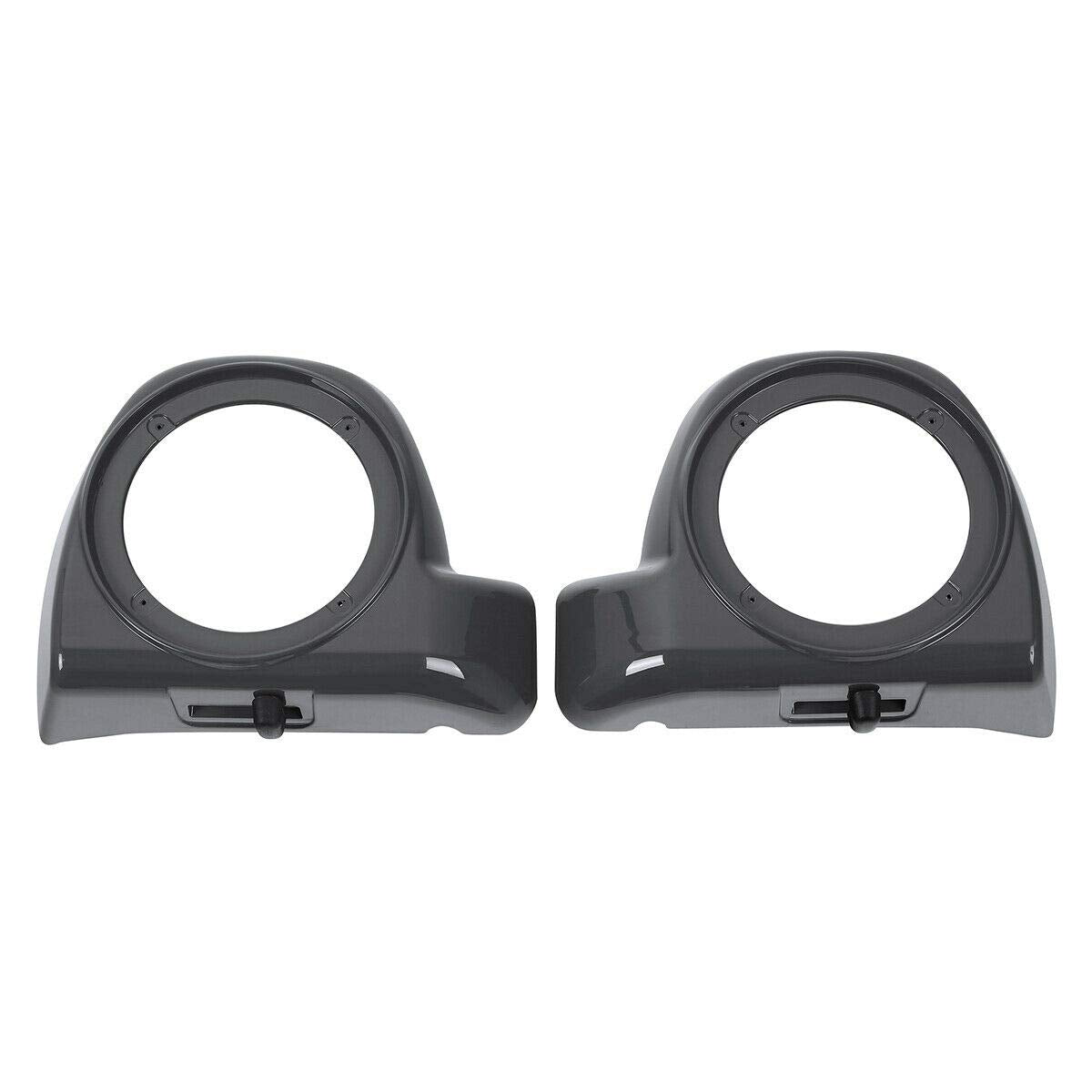 TCMT 6.5" Speaker Pods Boxes Lower Vented Fairing Fits For Harley Touring 2014-2024 CVO Street Glide Road Glide Electra Glide Road King