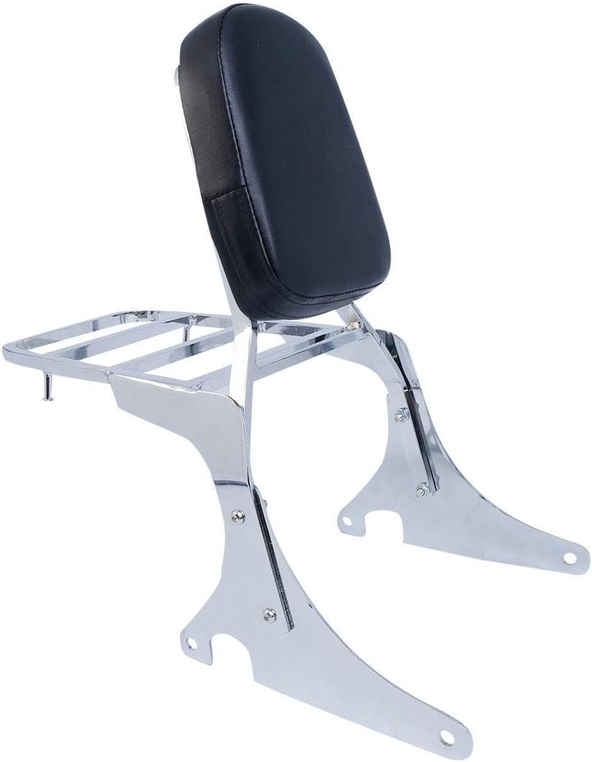 TCMT Backrest Sissy Bar + Luggage Rack Fits For Kawasaki Vulcan VN400 800 95-12