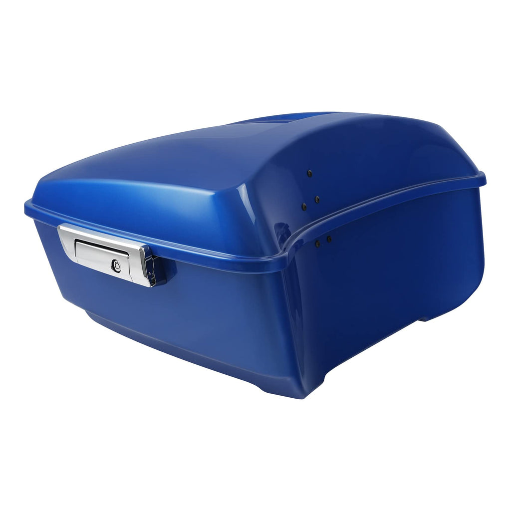 TCMT 13.7" King Motorcycle Trunk Box Fits For Harley Davidson 2014-2025 Touring CVO Road King Road Glide Street Glide Electra Glide Ultra Limited Pack Trunk