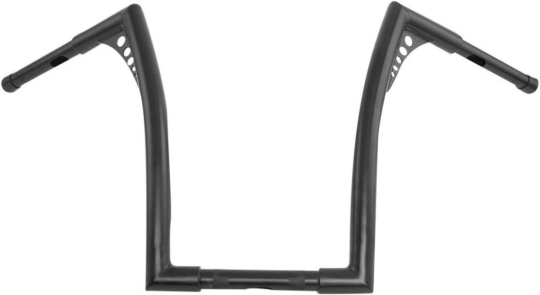 TCMT 16" Fat 1 1/4" Handlebar Ape HangerBar Fit for Harley Road King Softail Slim Heritage Fat Boy Deluxe Deuce FLST FXST Sportster XL 883 1200 Dyna Super Glide Wide Glide Low Rider Fat Bob