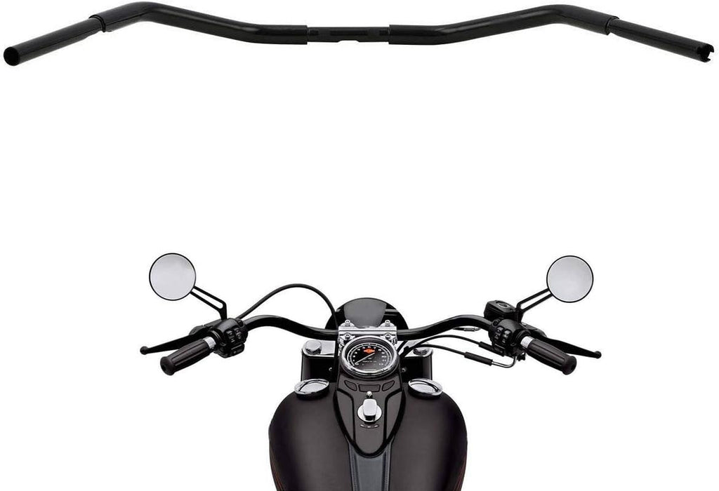 TCMT 3.5" Rise Fat Beach HandleBar Fit For Harley Road King FLHR Deuce FXSTD Custom FXSTC Slim FLS Sportster XL 883 1200