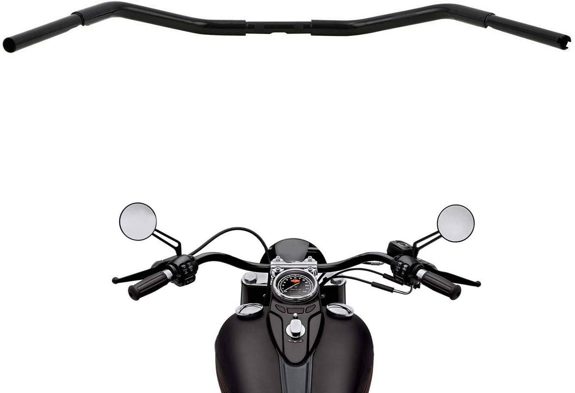 TCMT 3.5" Rise Fat Beach HandleBar Fit For Harley Road King FLHR Deuce FXSTD Custom FXSTC Slim FLS Sportster XL 883 1200
