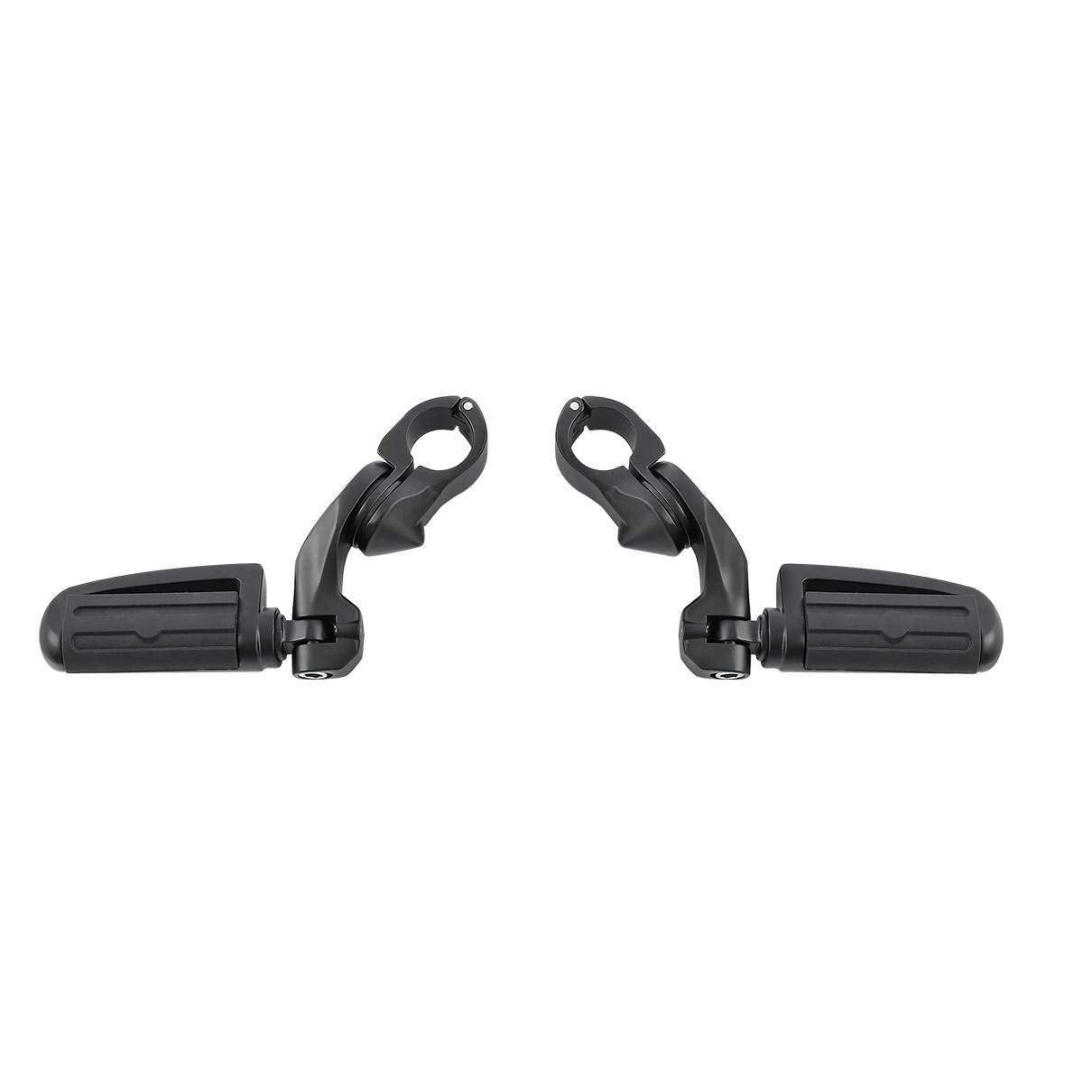 TCMT 1.25" Male Mount Style Footpeg Peg Fit For Harley Touring Road King Street Glide Road Glide Electra Glide Softail Sportster Dyna with 1-1/4" Engine Guards