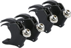 TCMT 2 Pairs 49mm Detachable Windshield Clamps Fits For Harley 2002-2010 VRSCA VRSCAW, 2004-2005 VRSCB, 2007 VRSCX, 2016-later XL1200X and 2006-later Dyna models (Black)